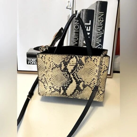 Kate Spade leather snakeskin croc embossed Crossbody bag shoulder bag - Picture 2 of 10